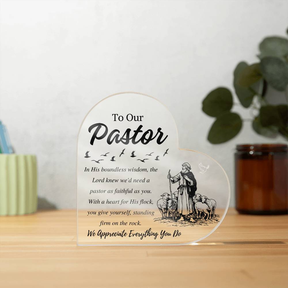 Pastor Appreciation! To Our Pastor Plaque