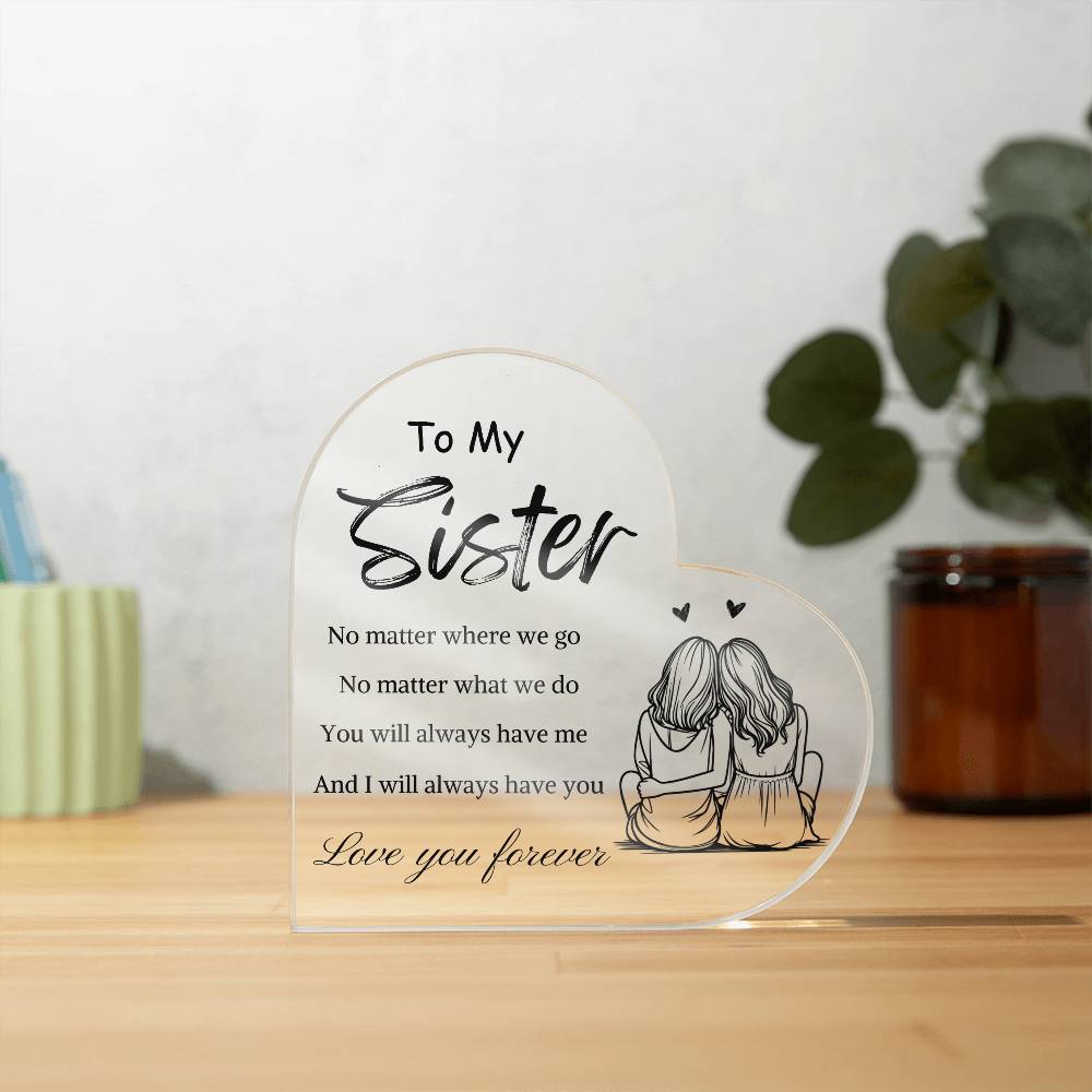 The Sister's Love Plaque 3.0