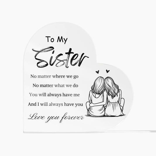 The Sister's Love Plaque 3.0
