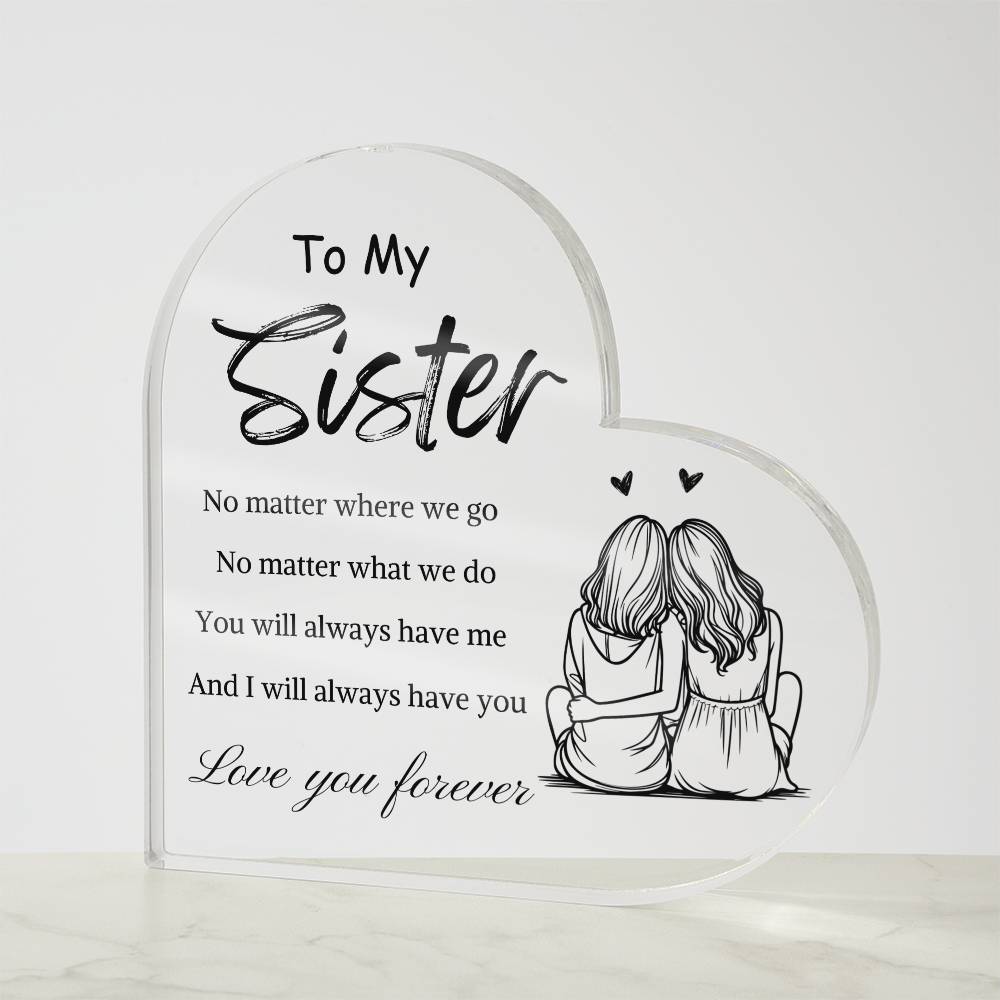 The Sister's Love Plaque 3.0