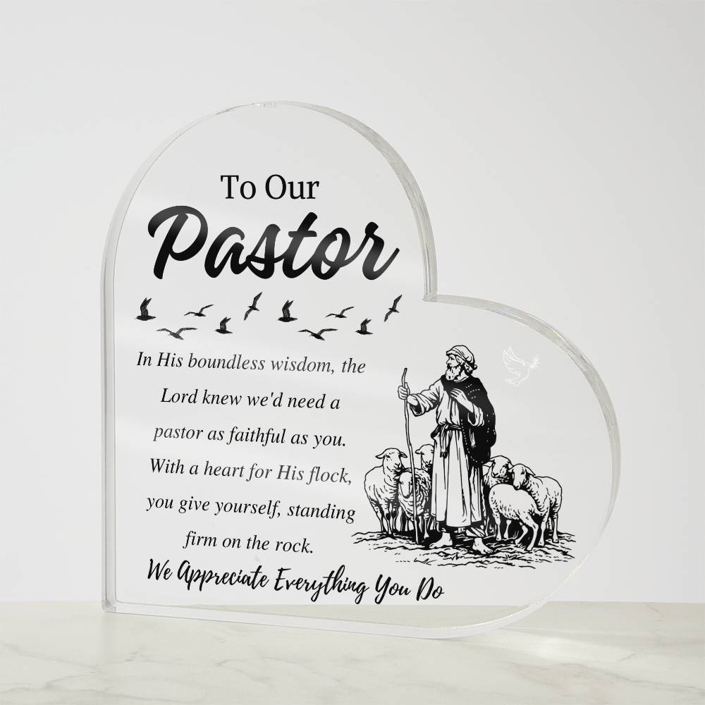 Pastor Appreciation! To Our Pastor Plaque