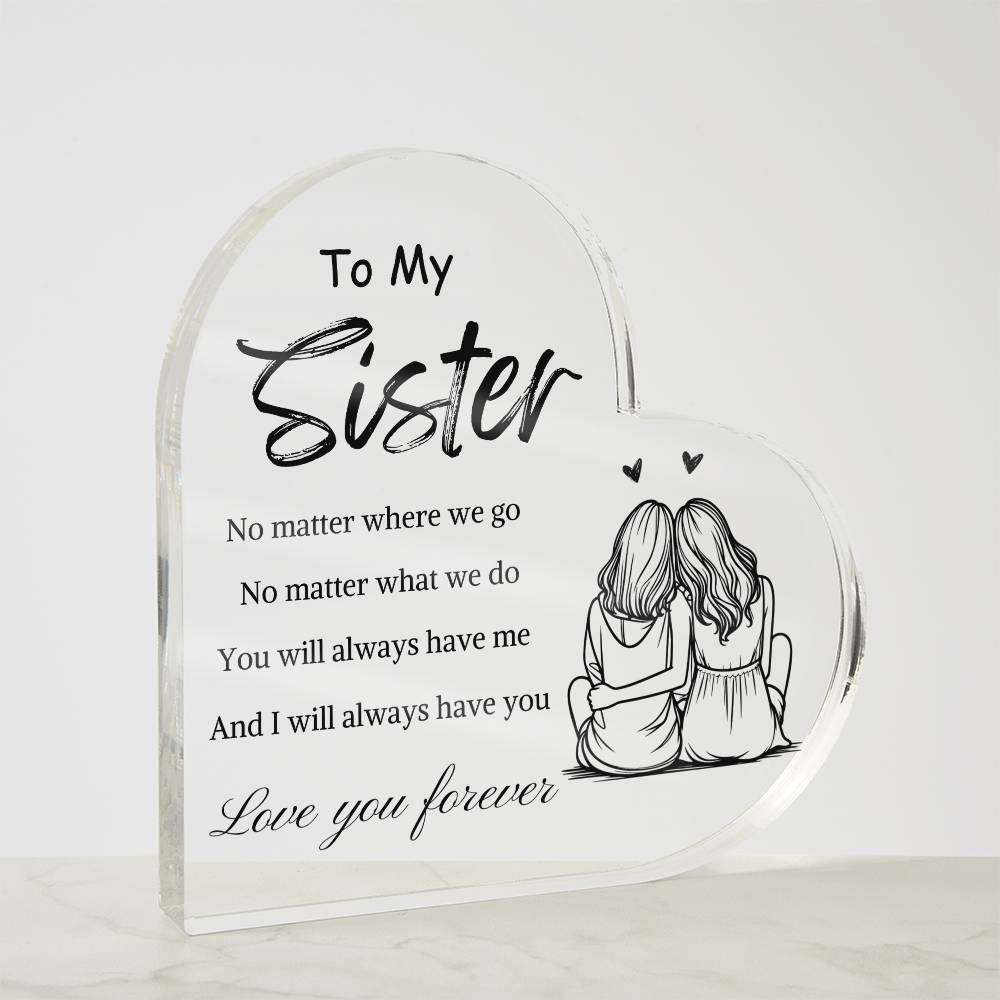 The Sister's Love Plaque 3.0