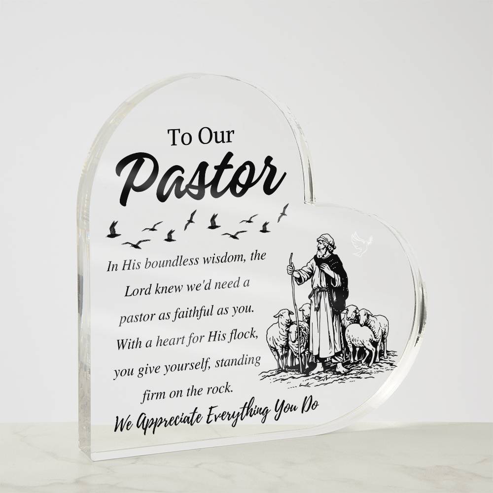 Pastor Appreciation! To Our Pastor Plaque