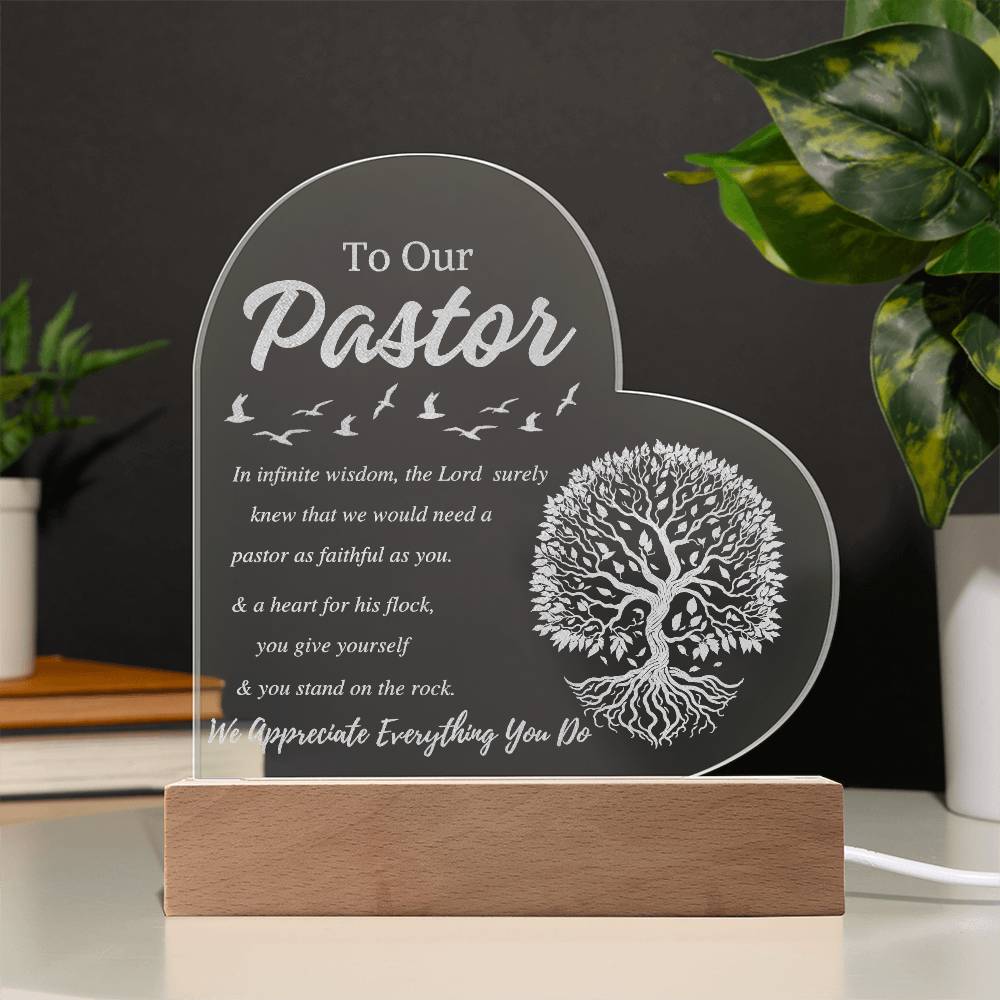 To Our Pastor Appreciate the Pastor Plaque!!