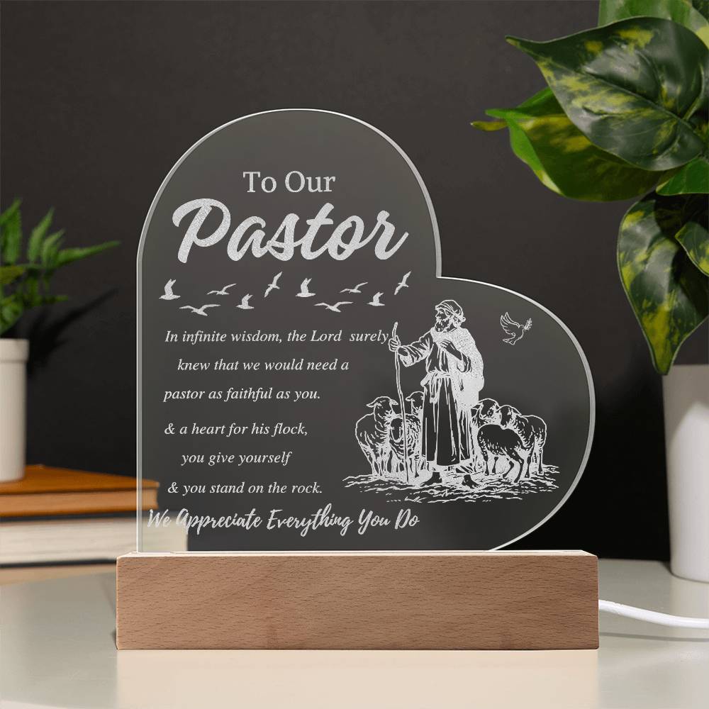 To Our Pastor - Pastor Appreciation Plaque 2.0