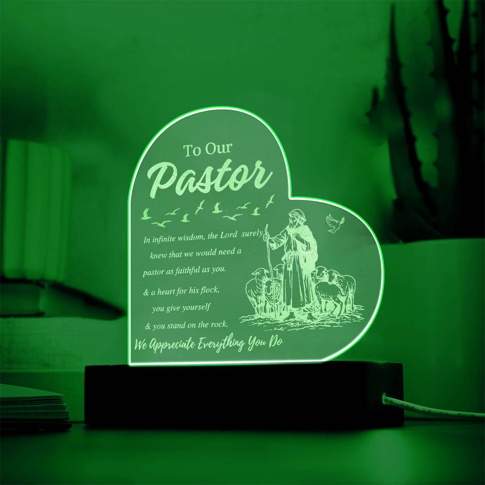 To Our Pastor - Pastor Appreciation Plaque 2.0