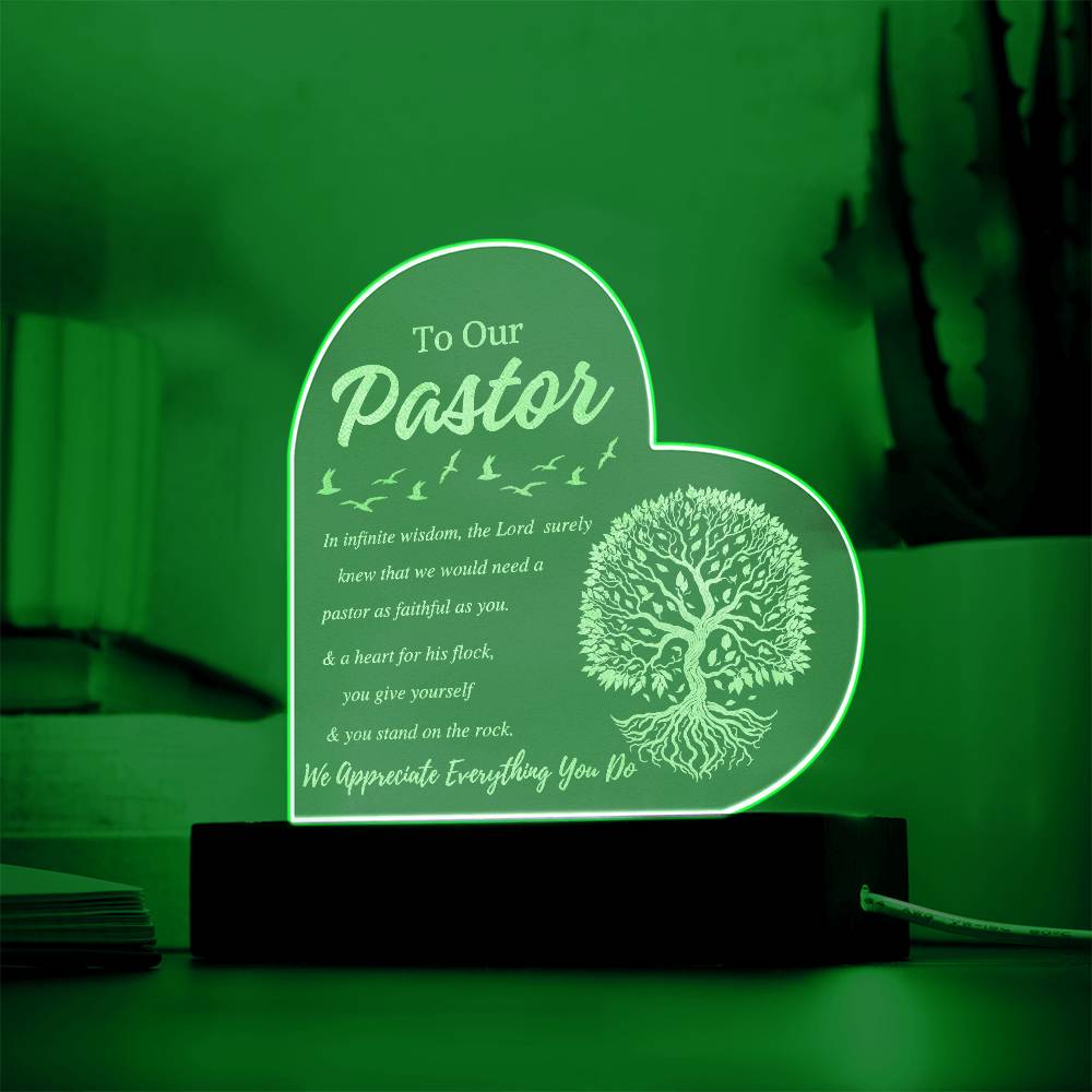 To Our Pastor Appreciate the Pastor Plaque!!