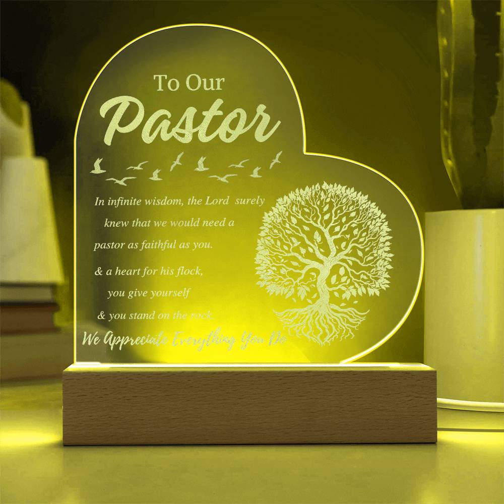 To Our Pastor Appreciate the Pastor Plaque!!
