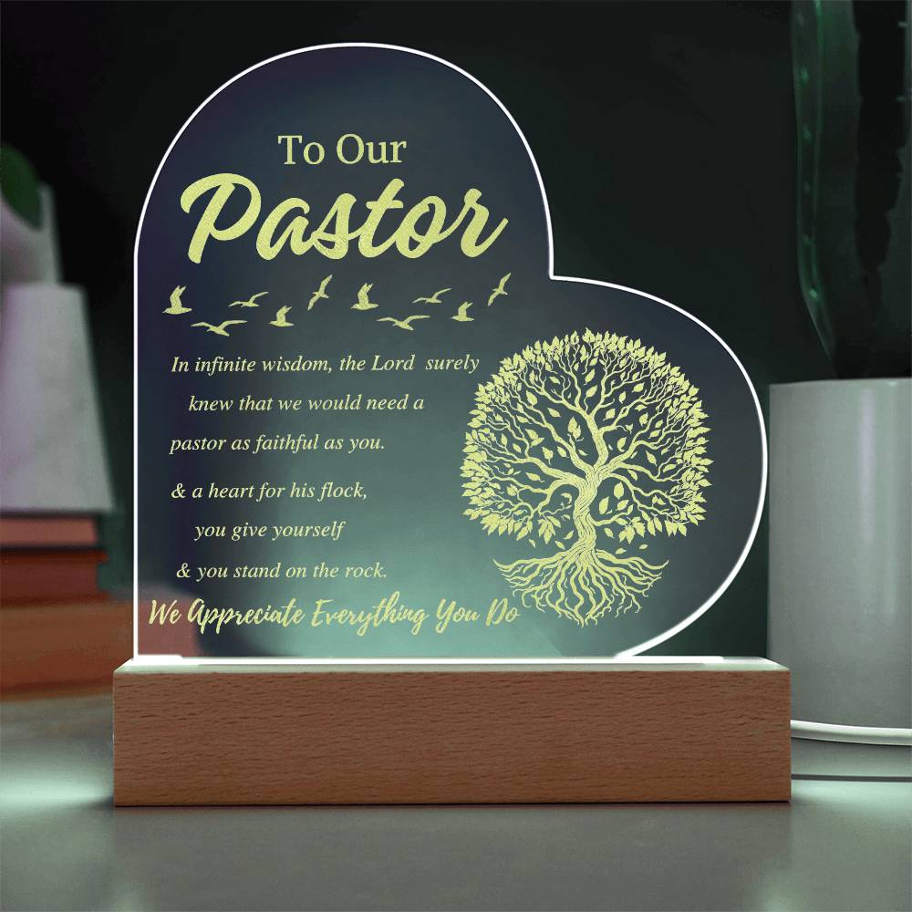 To Our Pastor Appreciate the Pastor Plaque!!