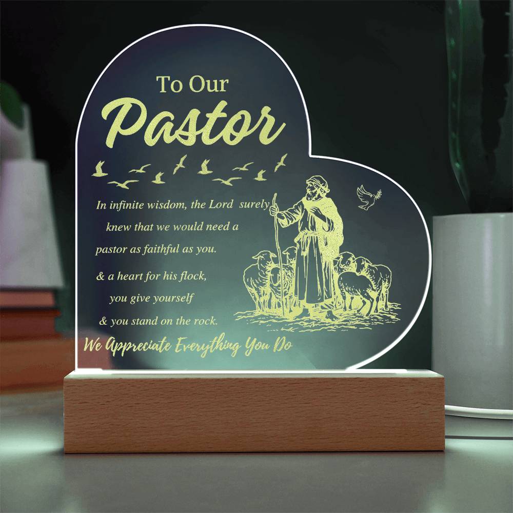 To Our Pastor - Pastor Appreciation Plaque 2.0