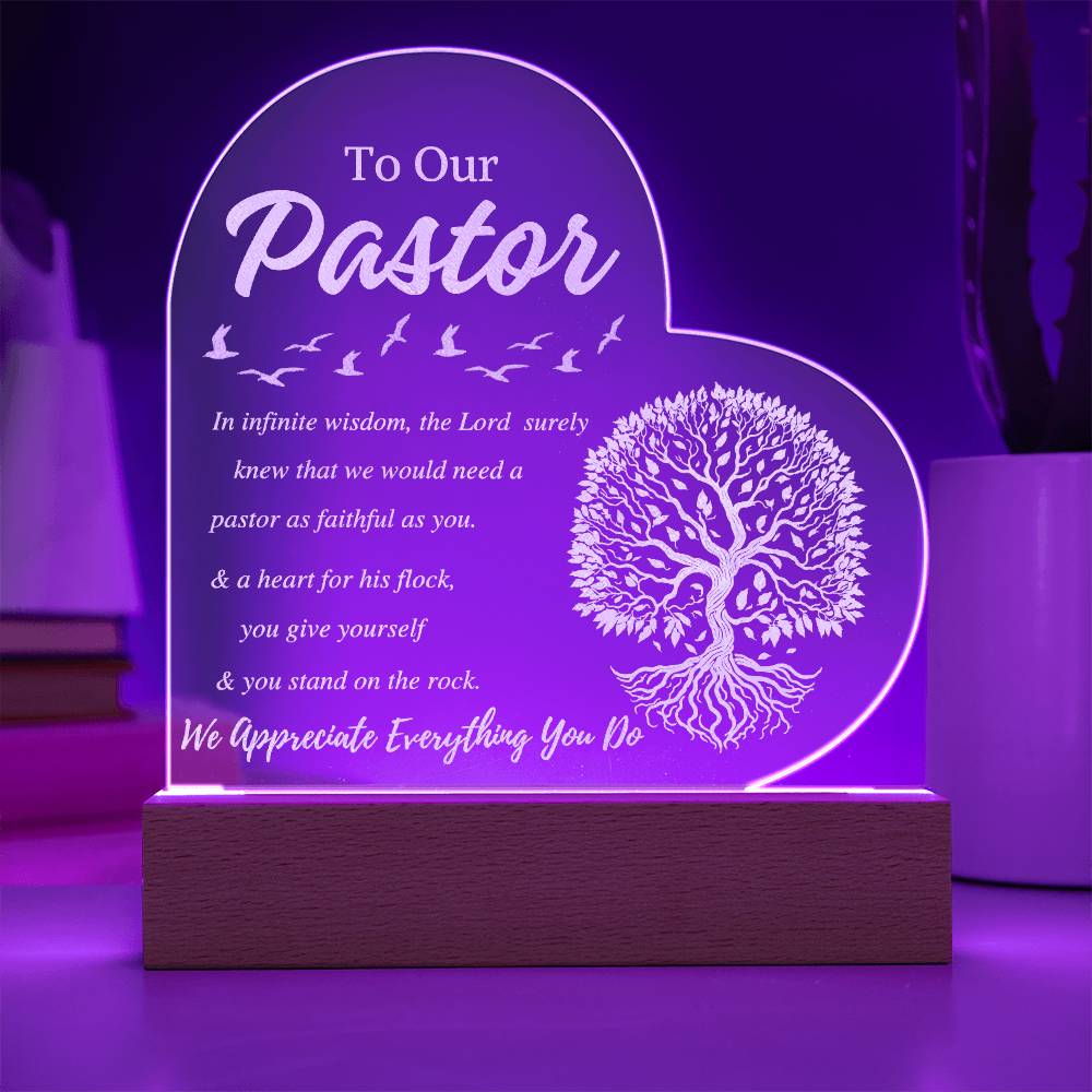 To Our Pastor Appreciate the Pastor Plaque!!