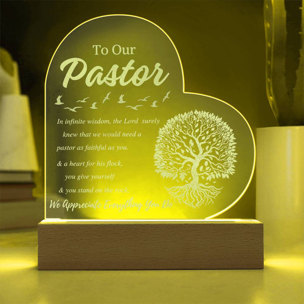 To Our Pastor Appreciate the Pastor Plaque!!