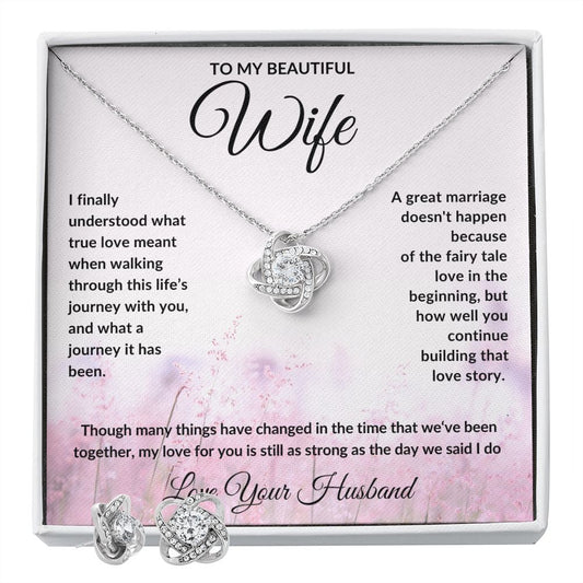 Love Knot Necklace & Earrings