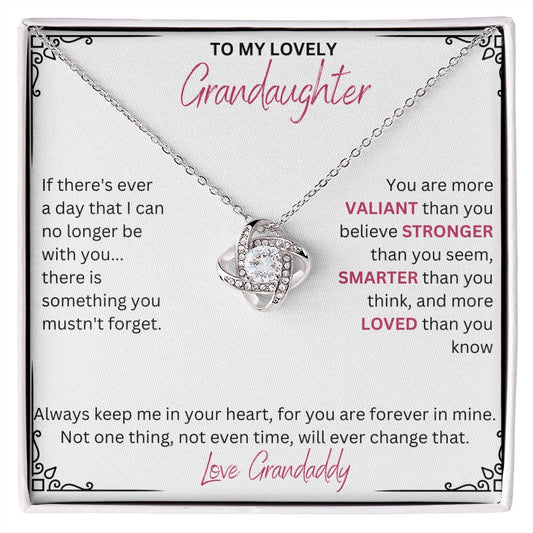 Grand Love Knot Knecklace