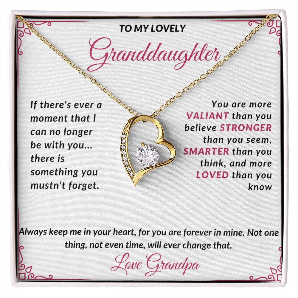 Forever Loving My Granddaughter